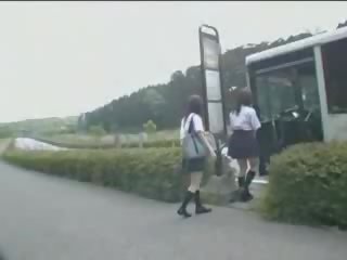 Japanese lady and Maniac In Bus movie