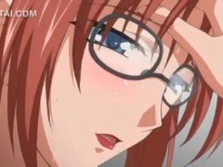 Anime školské dospelé film s exceptional učiteľka získavanie pička fucked